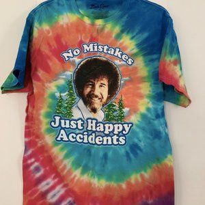 Funny Bob Ross Graphic Tee